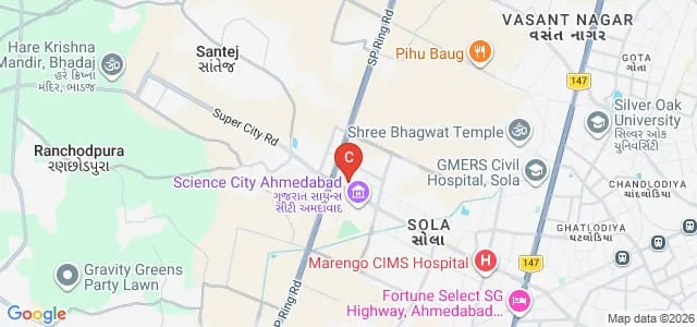 SAL Institute of Pharmacy, Ahmedabad Map