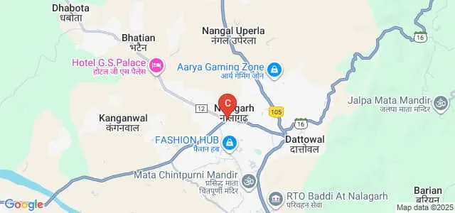 Awasthi College of Law, Nalagarh Map