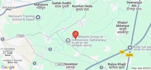 Dev Bhoomi College of Pharmacy, Saharanpur Map