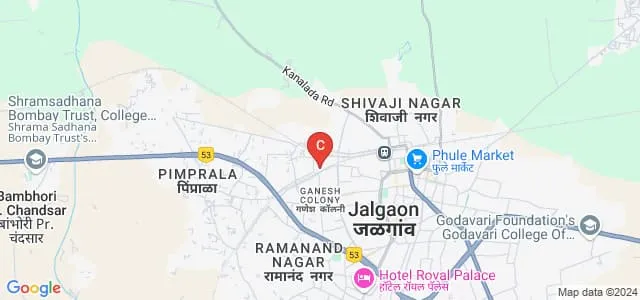 Sau Nirmalatai P Patil Women's Polytechnic College, Jalgaon Map