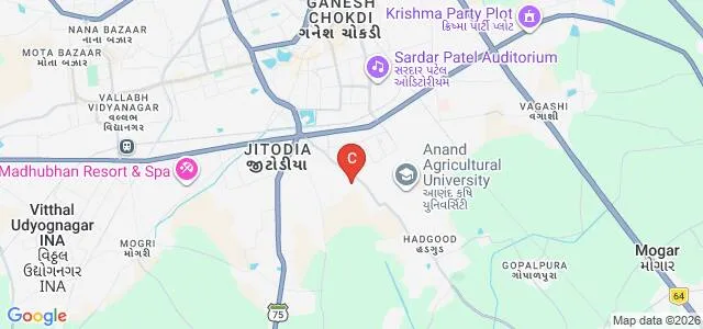 College of Food Processing Technology and Bio-Energy, Anand Agricultural University, Anand Map