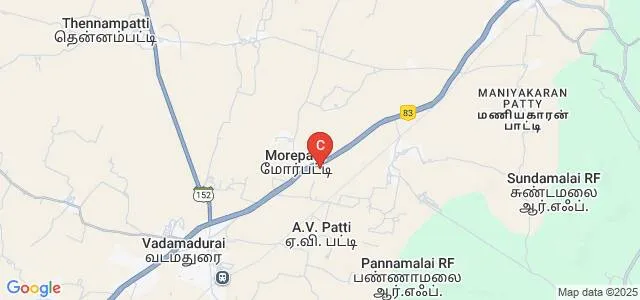 Agni School of Architecture and Design Excellence, Dindigul Map