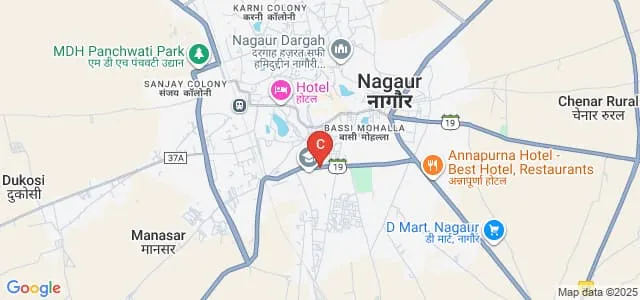 Government Girls College, Nagaur Map