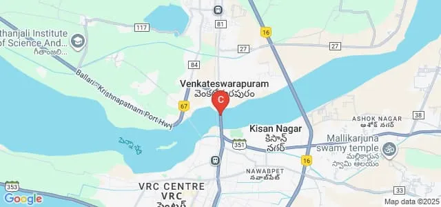 Sri Yerabaka Krishna Reddy and Kousalayamma Government Degree College, Nellore Map