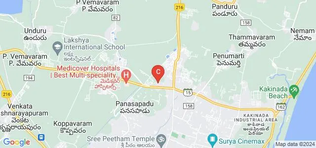 Andhra University Campus, Kakinada Map