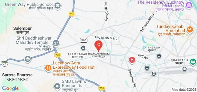 Dr Rajendra Prasad Memorial Degree College, Lucknow Map