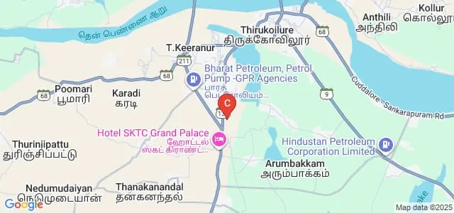 Thirukovilur College of Arts and Science, Villupuram Map