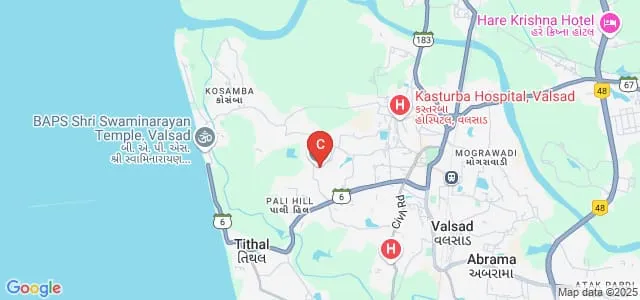 Government Engineering College, Valsad Map