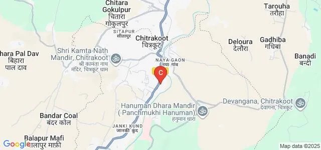 Faculty of Rural Development and Business Management, Mahatma Gandhi Chitrakoot Gramodaya Vishwavidyalaya, Chitrakoot Map