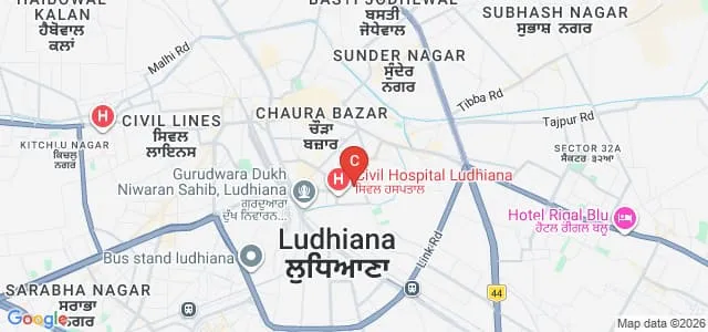 Christian Dental College, Ludhiana Map