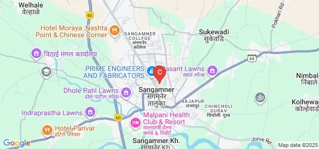 Vamanrao Ithape Polytechnic, Sangamner Map