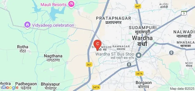 Agnihotri College of Engineering, Wardha Map
