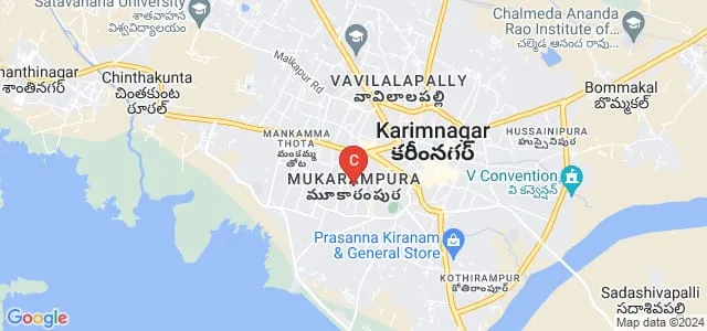 Vani Niketan Institute of Management Studies, Karimnagar Map