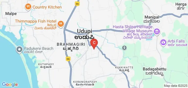 Poornaprajna Institute of Management, Udupi Map