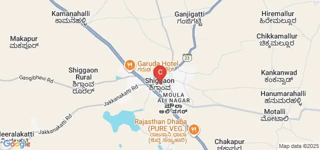 Smt GB Ankalkoti Government First Grade College, Shiggaon Map