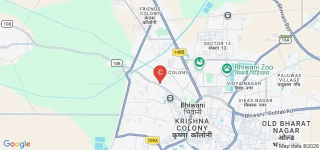 The Technological Institute of Textile and Sciences, Bhiwani Map