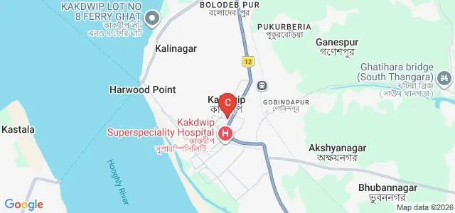 Sundarban Ashutosh B Ed College for Women, Kakdwip Map