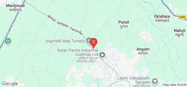 Laxmi Institute of Commerce and Computer Applications, Sarigam Map