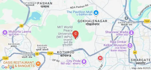 MIT School of Government, Pune Map