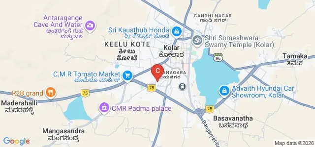 Prakruthi College of Allied Health Sciences, Kolar Map