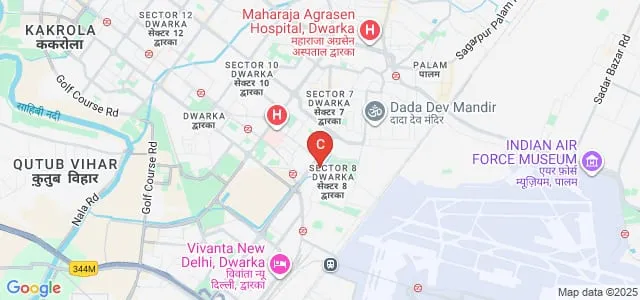 Apeejay Institute of Mass Communication, New Delhi Map