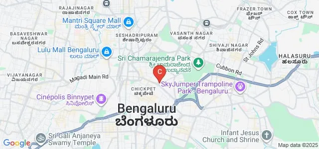Canara Bank School of Management Studies, Bangalore Map