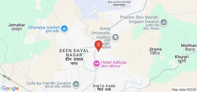 Preston Institute of Hotel Management and Catering Technology, Gwalior Map