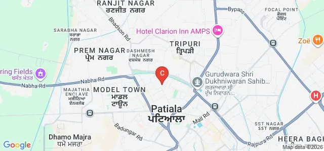 Prof Gursewak Singh Government College of Physical Education, Patiala Map
