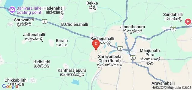 Bahubali College of Engineering, Hassan Map