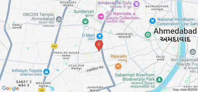Panache Academy, Ahmedabad Map