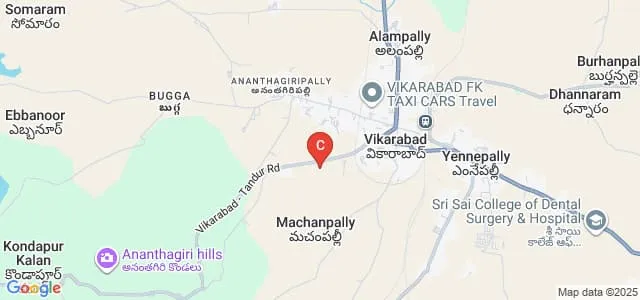 Sree Anantha Padmanabha Arts, Science and Commerce College, Vikarabad Map