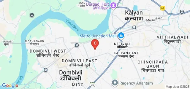 Model College, Dombivli Map