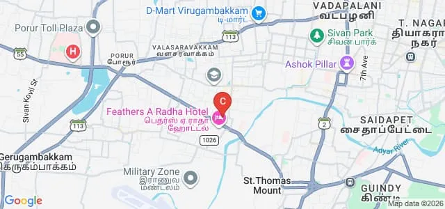 Dr MGR Institute of Special Education and Research, Chennai Map