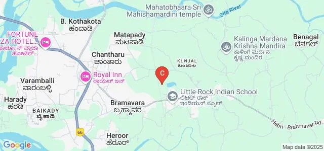 Dr AV Baliga Institute of Social Sciences and Rural Management, Udupi Map