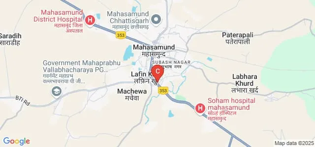 Shantri Bai Kala, Vanijya, Vigyan Mahavidyalaya, Mahasamund Map