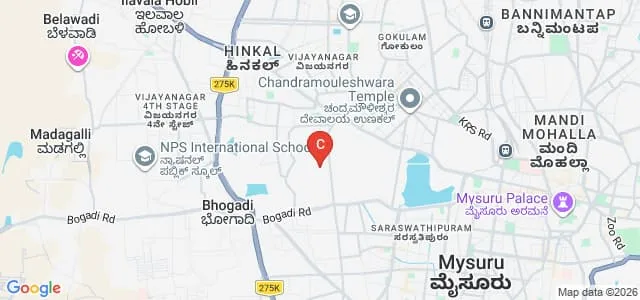 Sri Jayachamarajendra College of Engineering, Mysuru Map