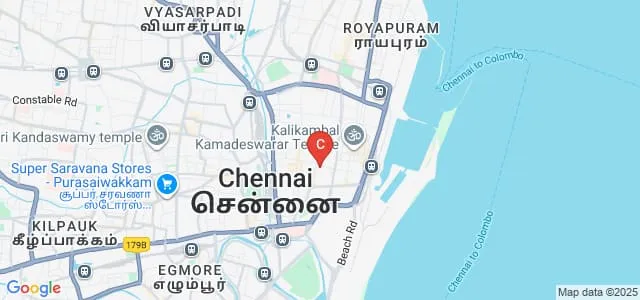 Sri Kanyaka Parameswari Arts and Science College for Women, Chennai Map