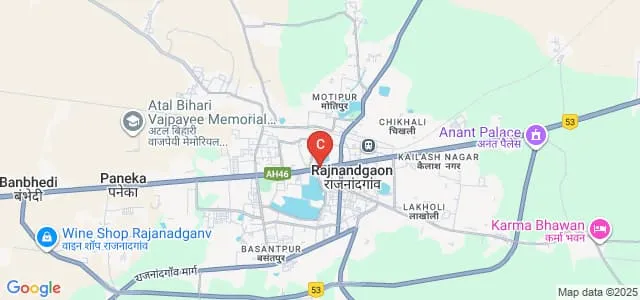 Central India College of Nursing, Rajnandgaon Map