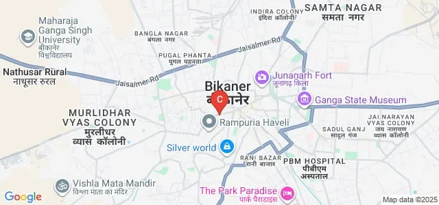 BJS Rampuria Jain College, Bikaner Map