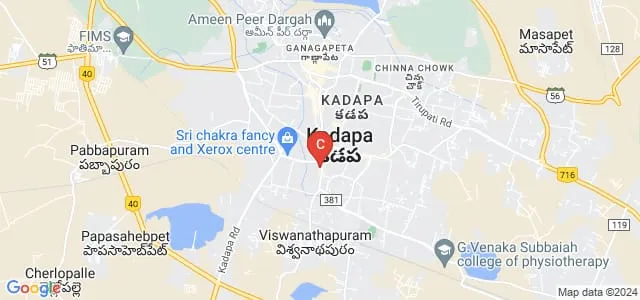 SPIRITS Teacher Training College, Kadapa Map