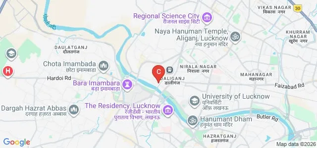 Mumtaz PG College, Lucknow Map