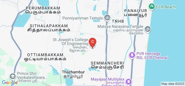 St Joseph's Institute of Technology, Chennai Map