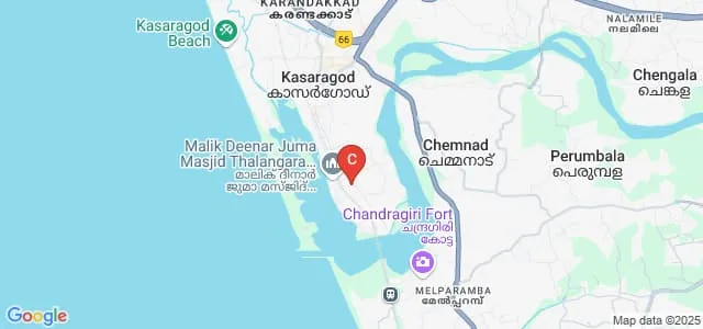Malik Deenar College of Nursing, Kasaragod Map