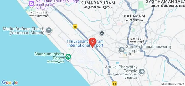 Ananthapuri College of Nursing, Thiruvananthapuram Map