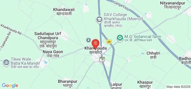 Rajkiya Mahila Mahavidyalaya, Kharkhauda Map