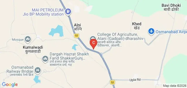 RP College of Pharmacy, Osmanabad Map