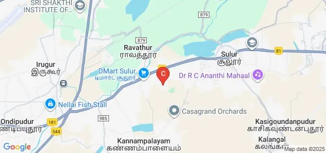 RVS Technical Campus, Coimbatore Map