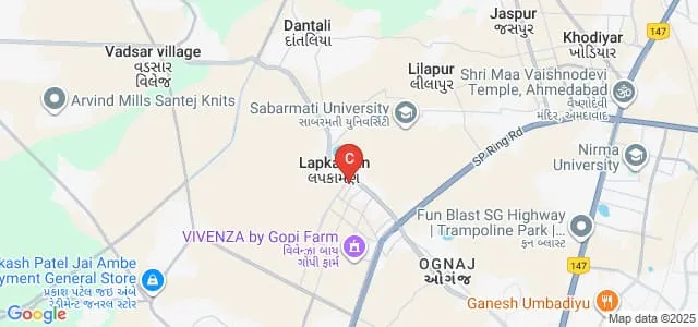 Ahmedabad Institute of Medical Sciences, Ahmedabad Map