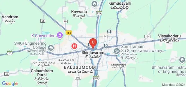 DNR School of Business Management, Bhimavaram Map