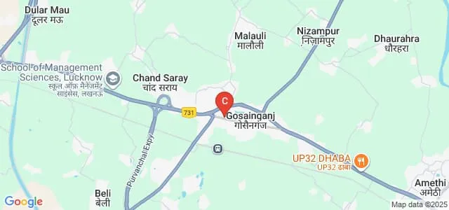 Lala Mahadev Prasad Verma Balika Mahavidyalaya, Gosainganj Map